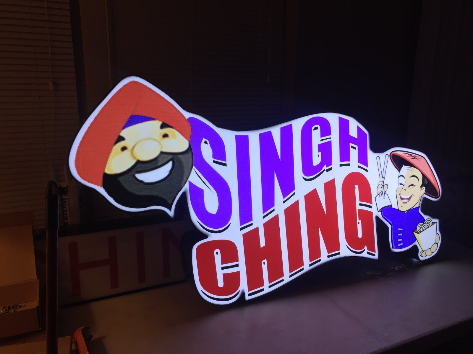 Custom Business Logo-LED Illuminated Cloud Signs