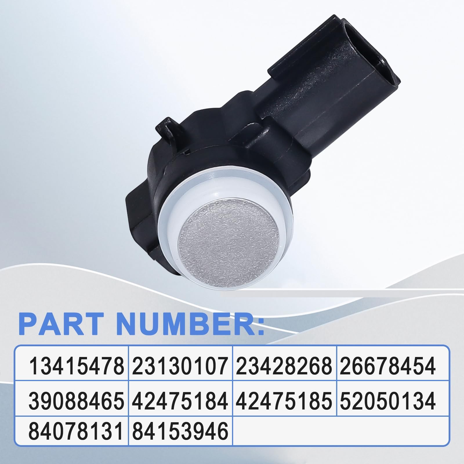 MANATEE Bumper Park Assist Object Sensor 84153946 for Cadillac Chevy Silver