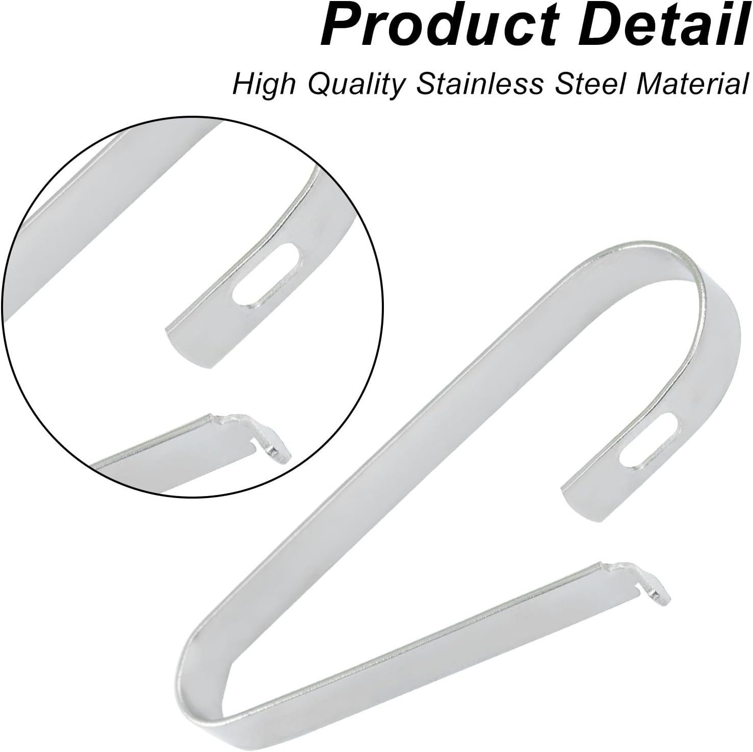 30 Pcs Real Estate Sign Rider Clips for Hanging Signs, Stainless Steel Fence