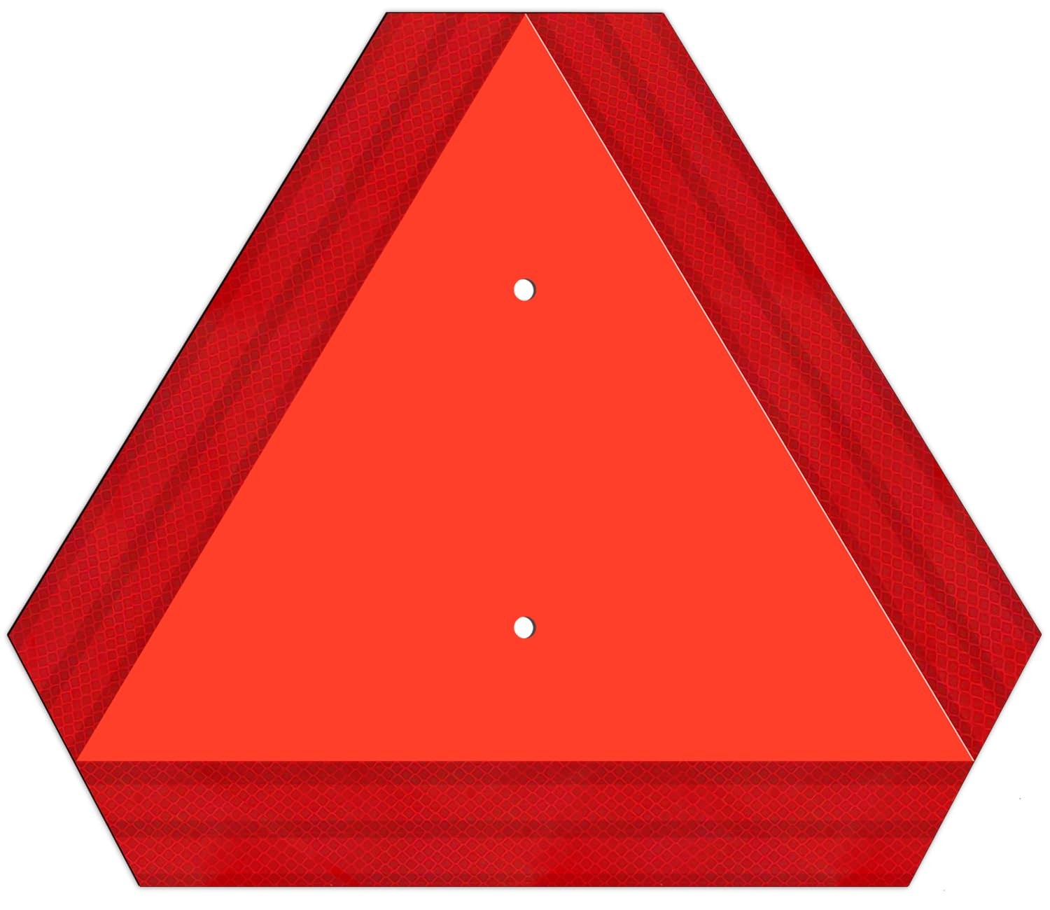 Slow Moving Vehicle Sign Aluminum 14&Prime;x16&Prime; 40Mil Metal Reflector