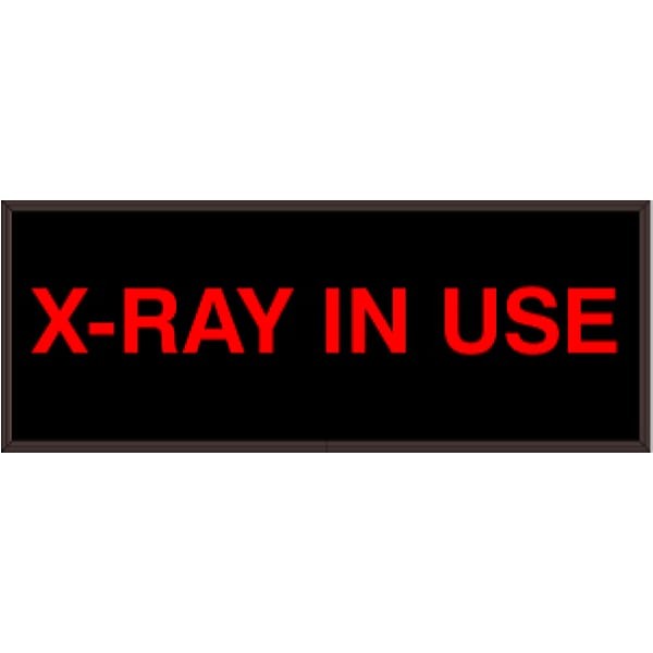 Signal-Tech 38663 SBL718R-270/120-277VAC X-RAY IN USE Indoor Sign