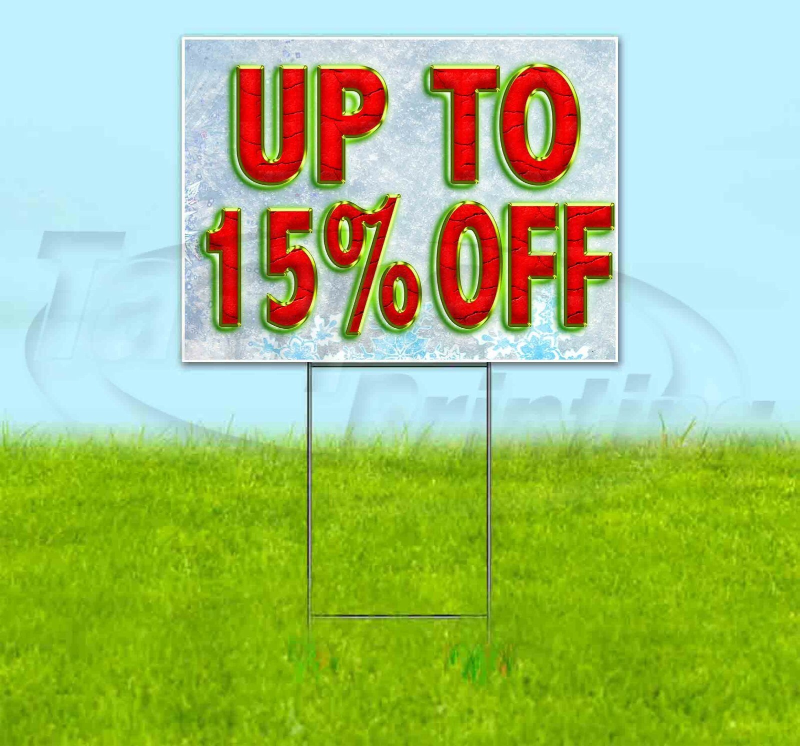 UP TO 15% OFF 18×24 Yard Sign Corrugated Plastic Bandit Lawn Business CHRISTMAS