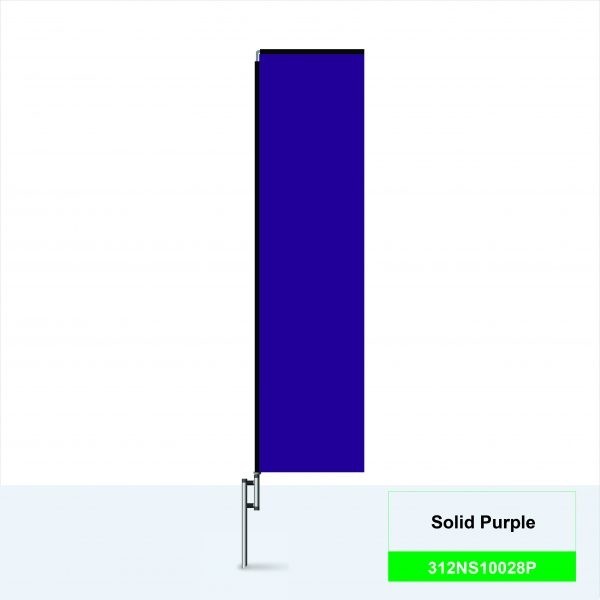 12ft Solid Color Boomer Rectangle Banner Flag Business Advertisement Sale Event
