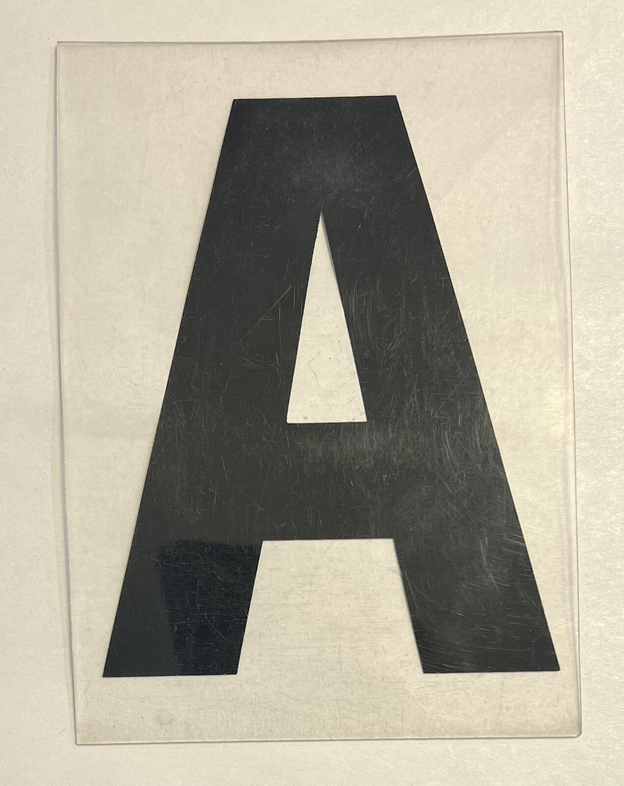Vintage Marquee Sign Plastic 5.75&Prime; Letters Symbols Numbers 7&Prime; Overall Black Red