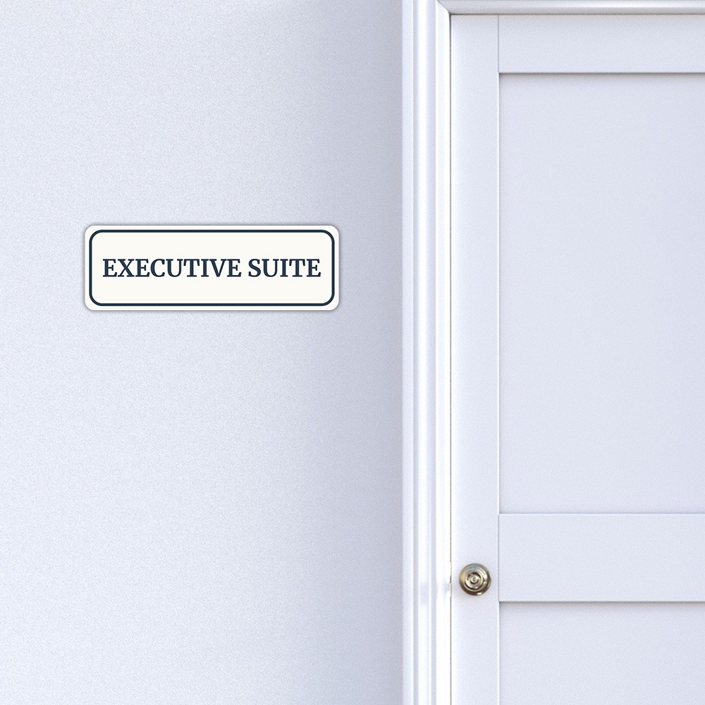 Standard Plus Executive Suite Wall or Door Sign | Office Room Directions