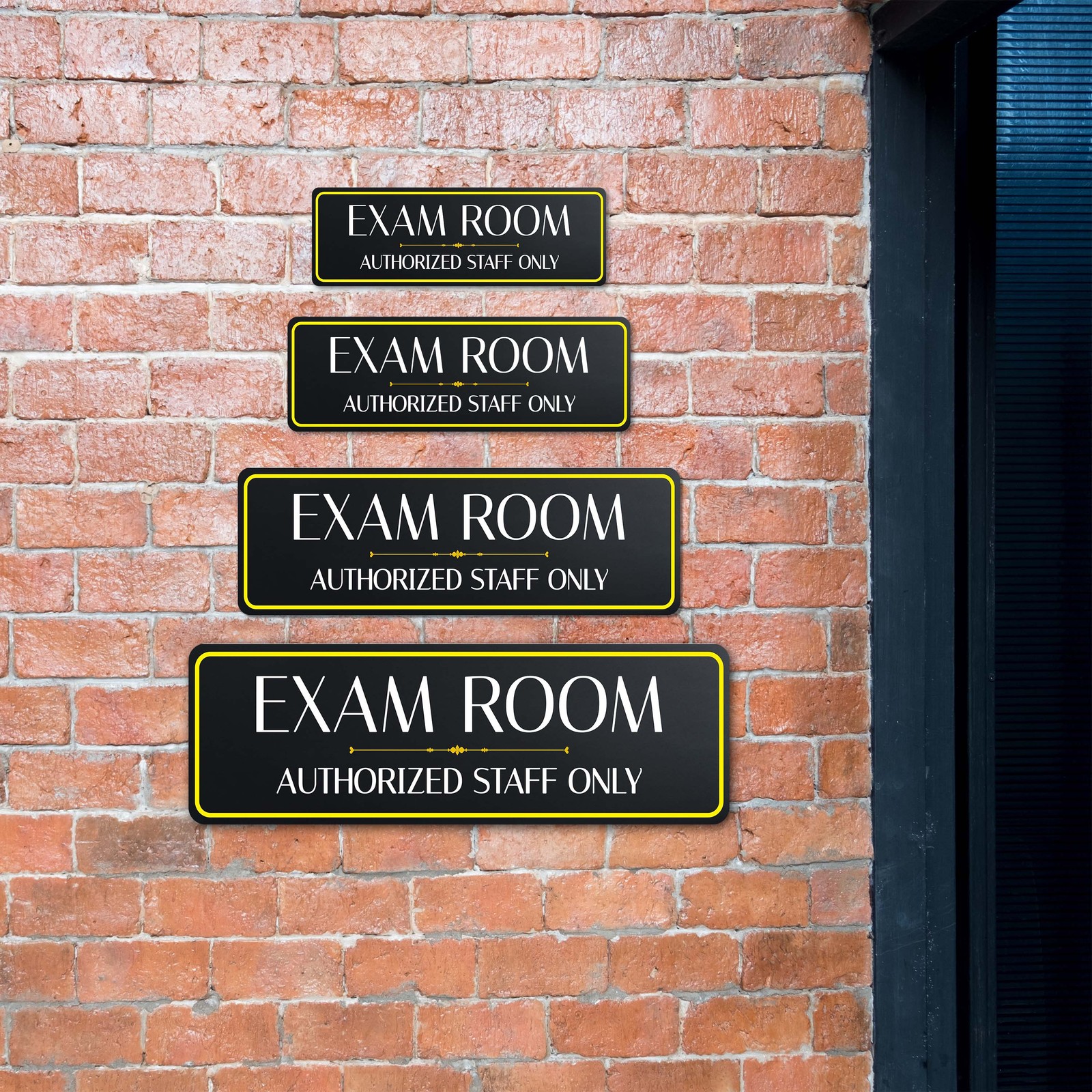 Standard Plus Exam Room – Authorized Staff Only Wall or Door Sign