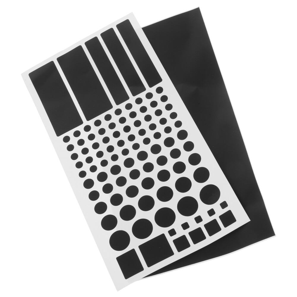 2 Sheets Shading Stickers LED Light Blocking Router Shading Blackout Sticker New