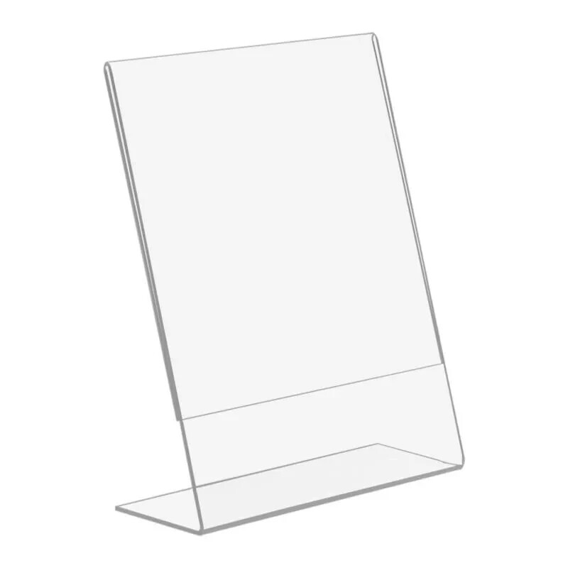 2CT 8×10 Acrylic Photo Frame Vertical Clear Plastic Display Sign Picture Mac4