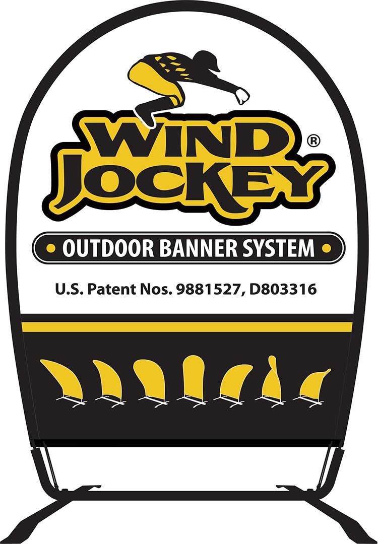 WIND JOCKEY OUTDOOR ROADSIDE BANNER SYSTEM FRAME KIT 4&rsquo;x5&prime;-NEW IN ORIGINAL BOX!!