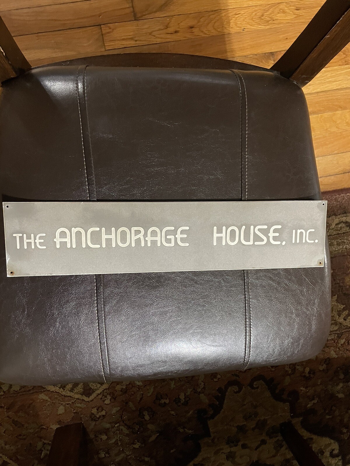 The Anchorage House Inc. Plastic Sign. Oxford, Mississippi