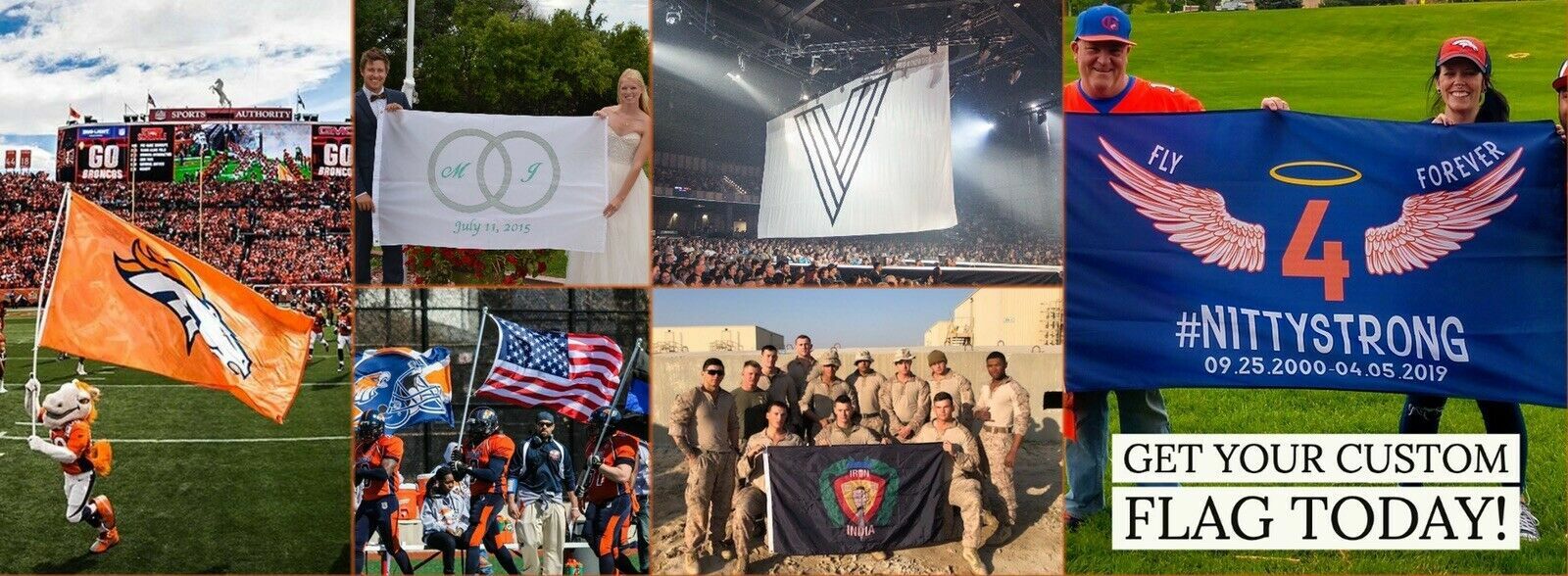 Custom Flag DOUBLE Sided Banner 3×5 feet size USA SHIP High Quality Triple Layer