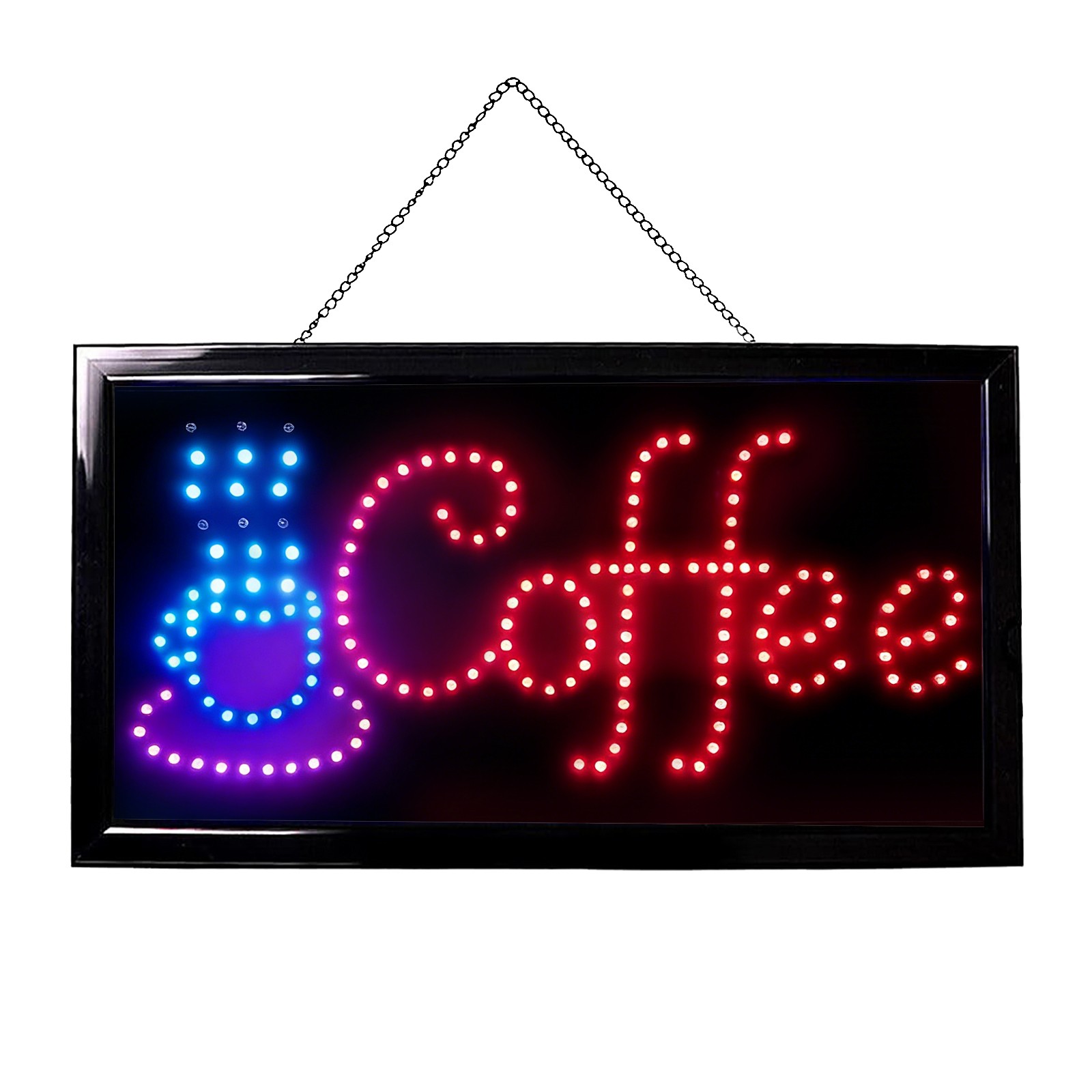 19&Prime; x 10&Prime; LED Neon Ultra Bright Light Business Display for Restaurant Store Shop