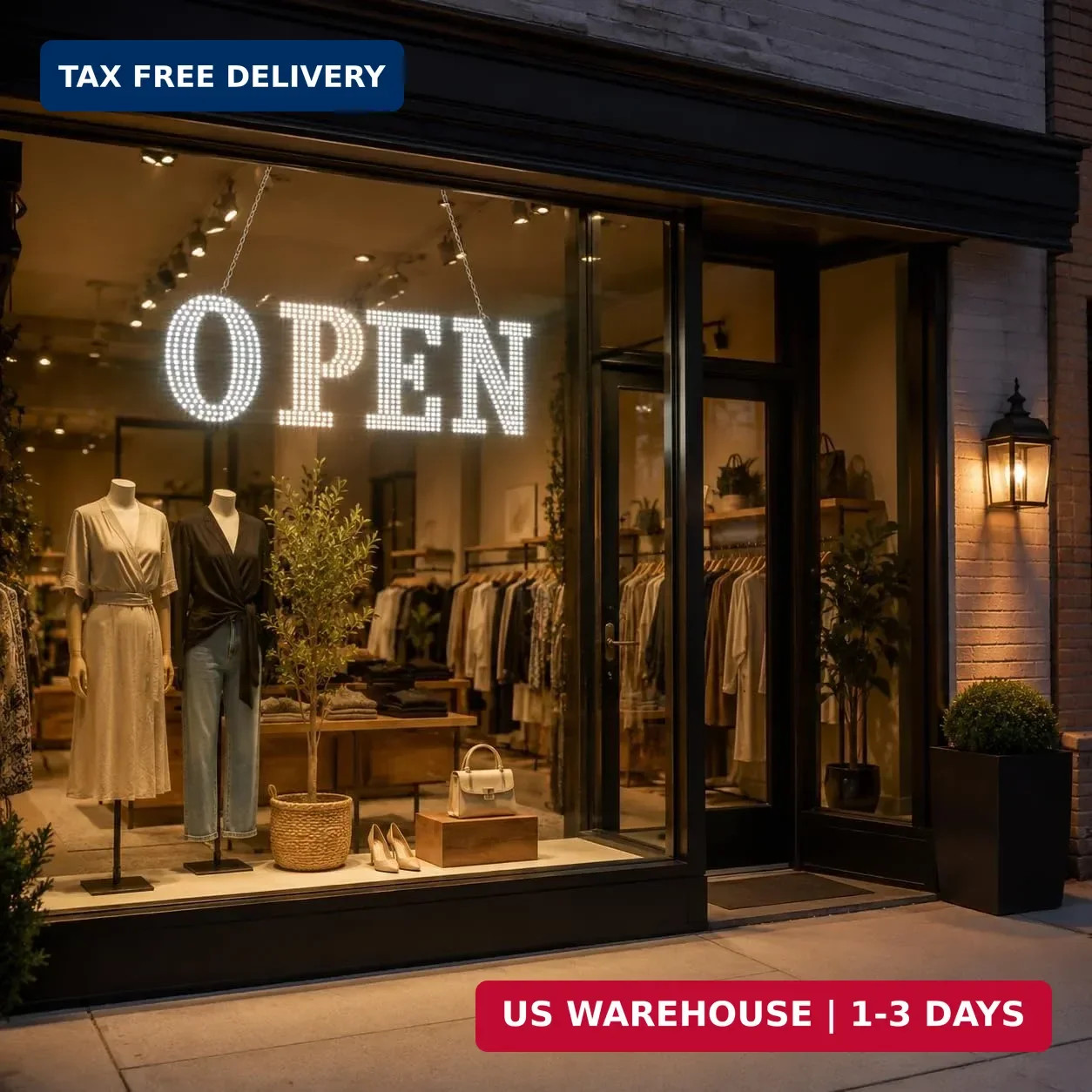 40&Prime;x14&Prime; Large Open Sign for Business, Open Signs Led with Hanging Installation,