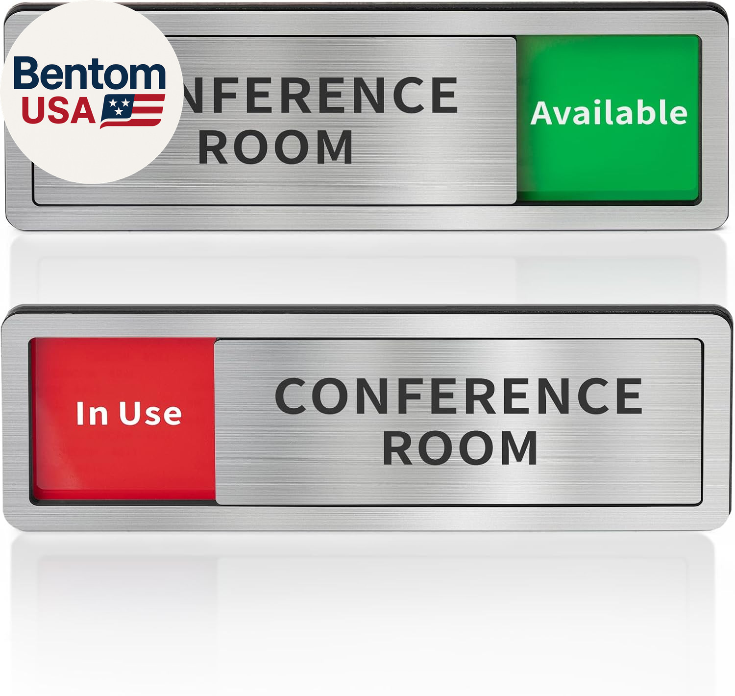 Conference Room Office Door Signs Do Not Disturb, in Use/Available Slider Sign f