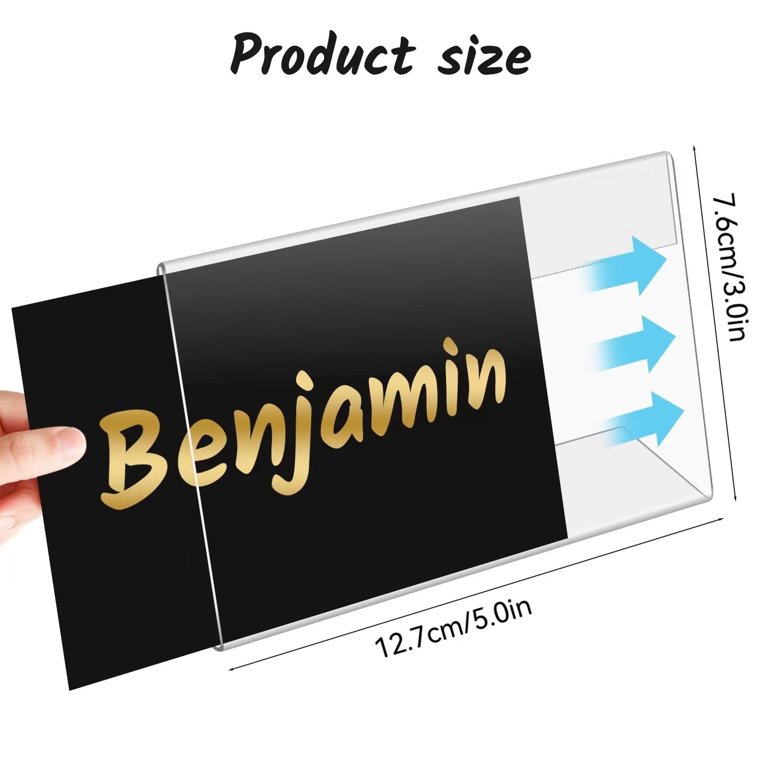 XSMYXSY 20 Pack Acrylic Photo Frames 3x 5 Inches Clear Picture clear