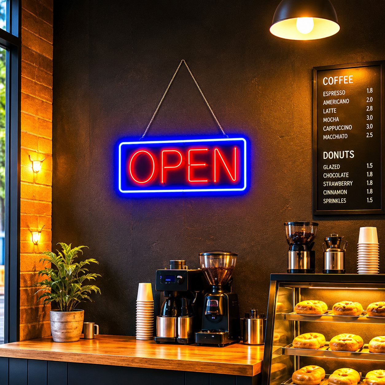 Open LED Neon Sign 30&Prime;L x 12&Prime;H #30001