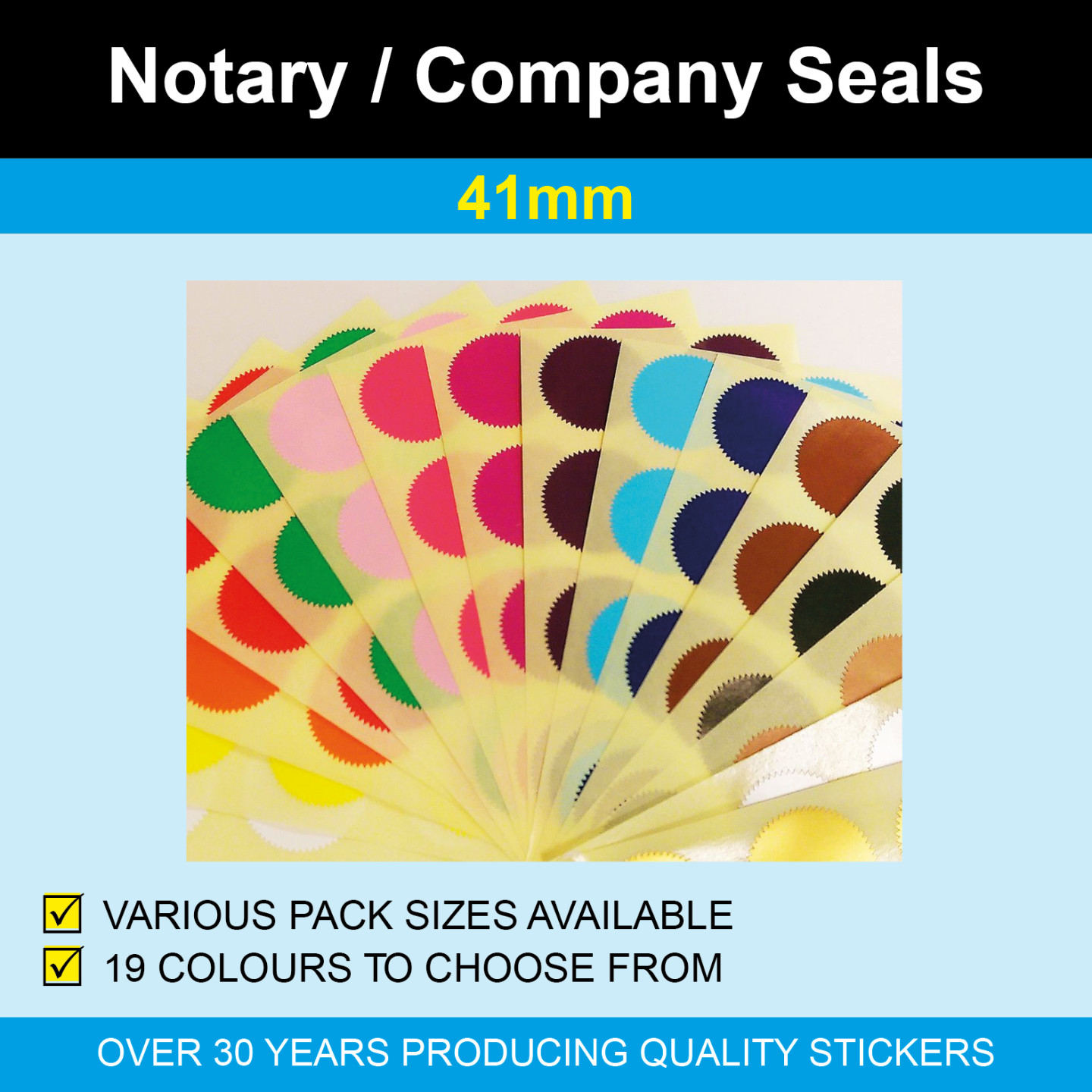 41mm Notary Seals
