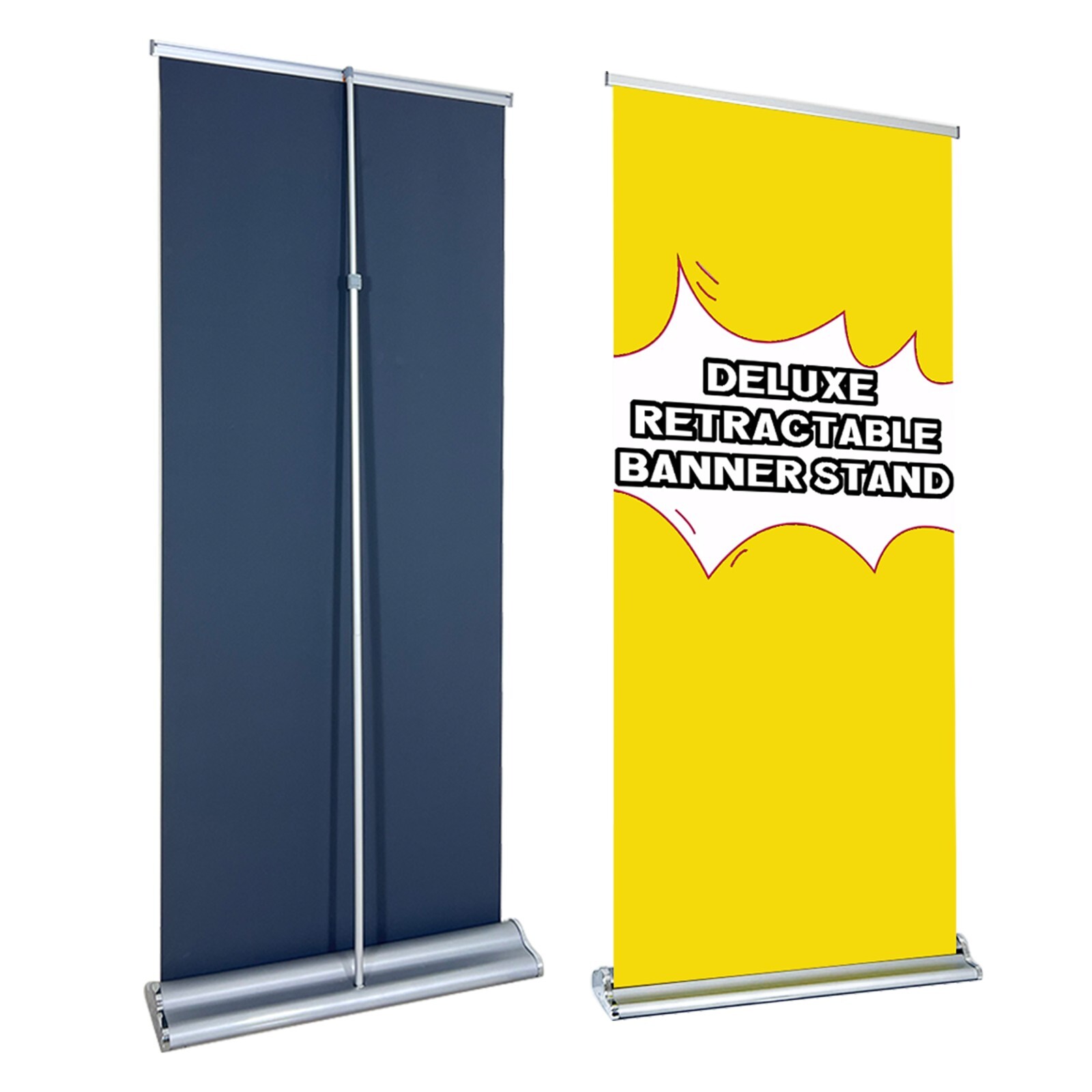 Deluxe Adjustable Banner Stand 18&Prime;24&Prime; 33½ » 36&Prime; 48&Prime; 60&Prime;x65-90&Prime; Wide-base
