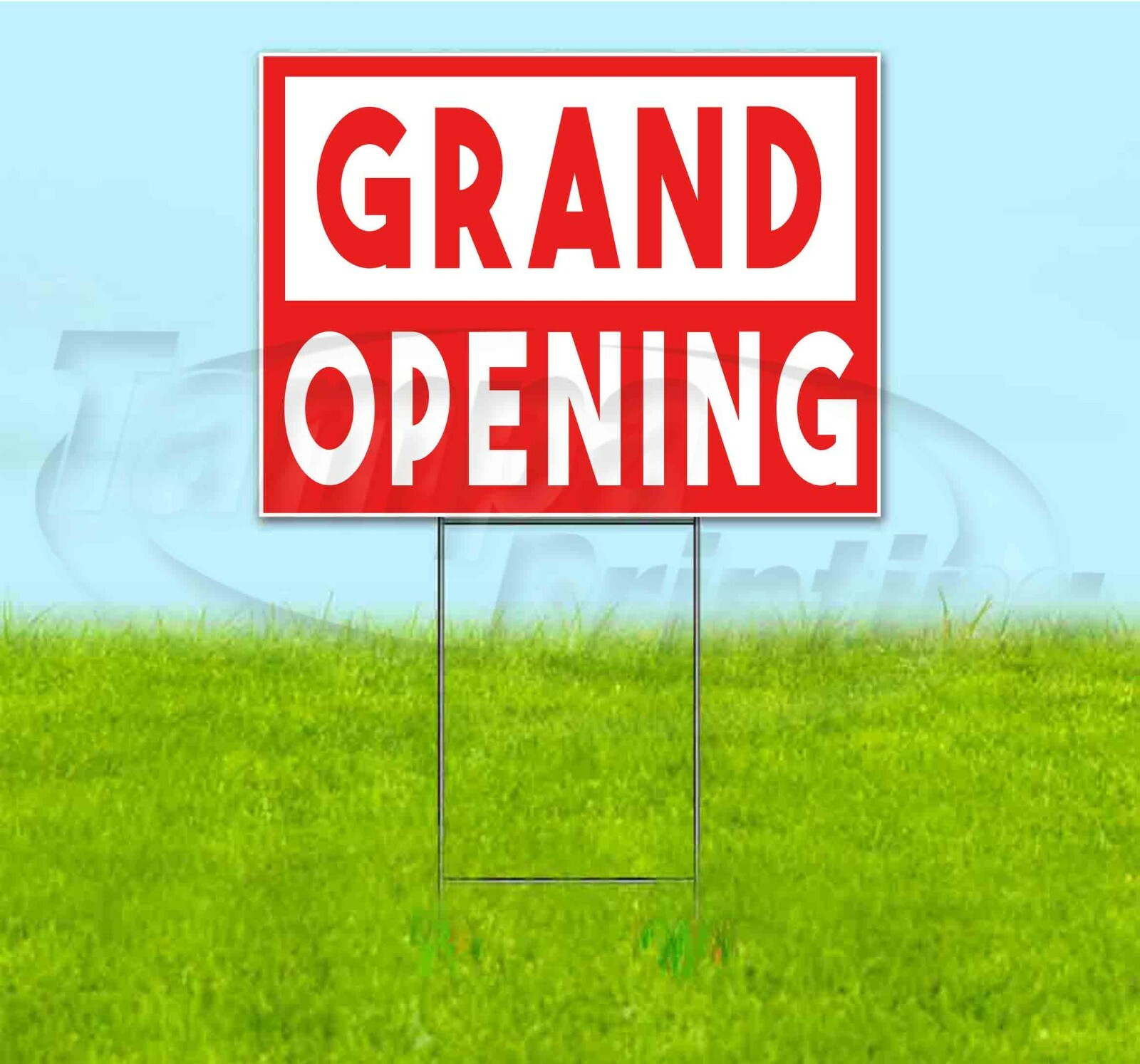 GRAND OPENING 18×24 Yard Sign WITH STAKE Corrugated Bandit USA BUSINESS