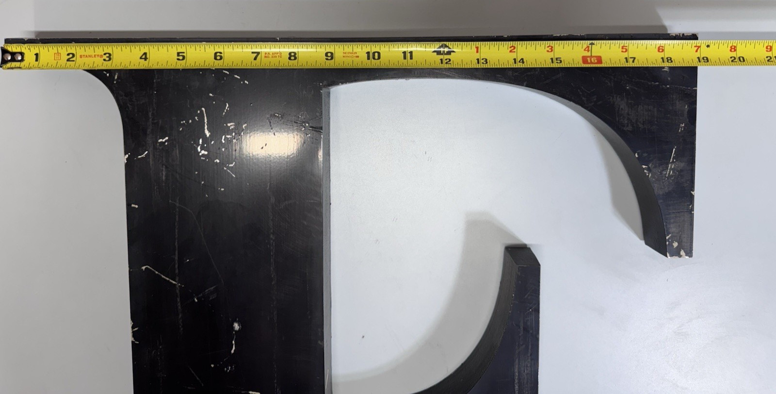 Gemini Inc 24” Cast Aluminum Architectural Letter Sign Black Commercial Letters