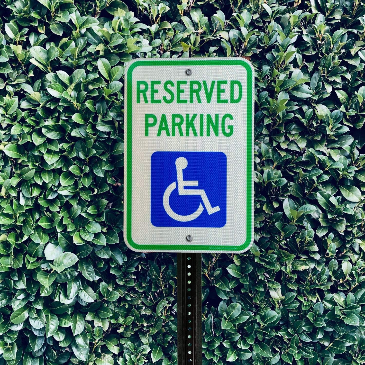 Engineer Grade Reflective Reserved Parking Sign – 18 x 12 Inches, Rustproof