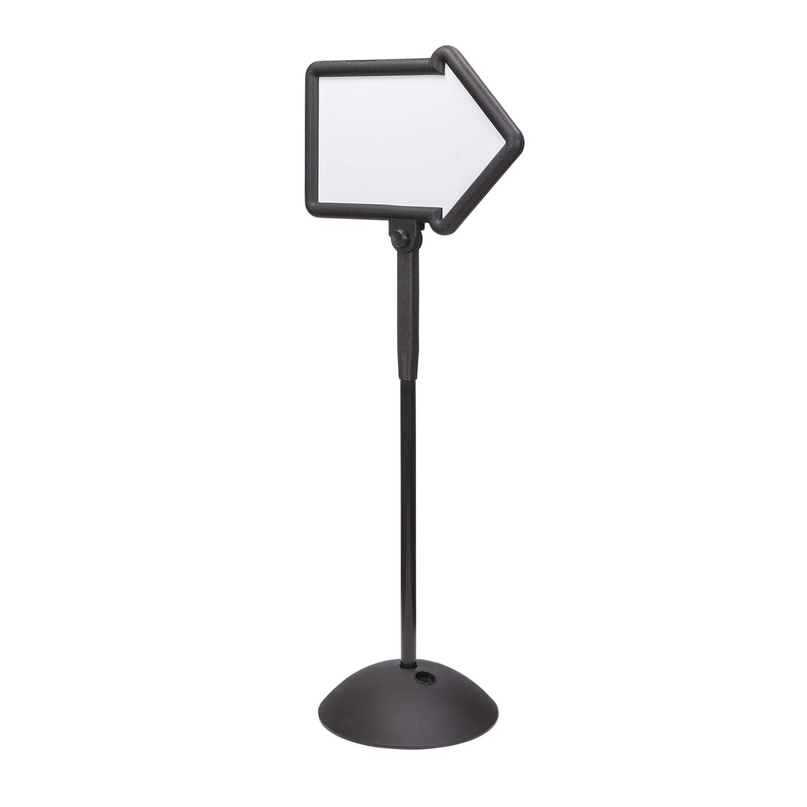 Dual Sided Arrow Shaped Dry Erase Sign For Directional Messaging 26X64 H