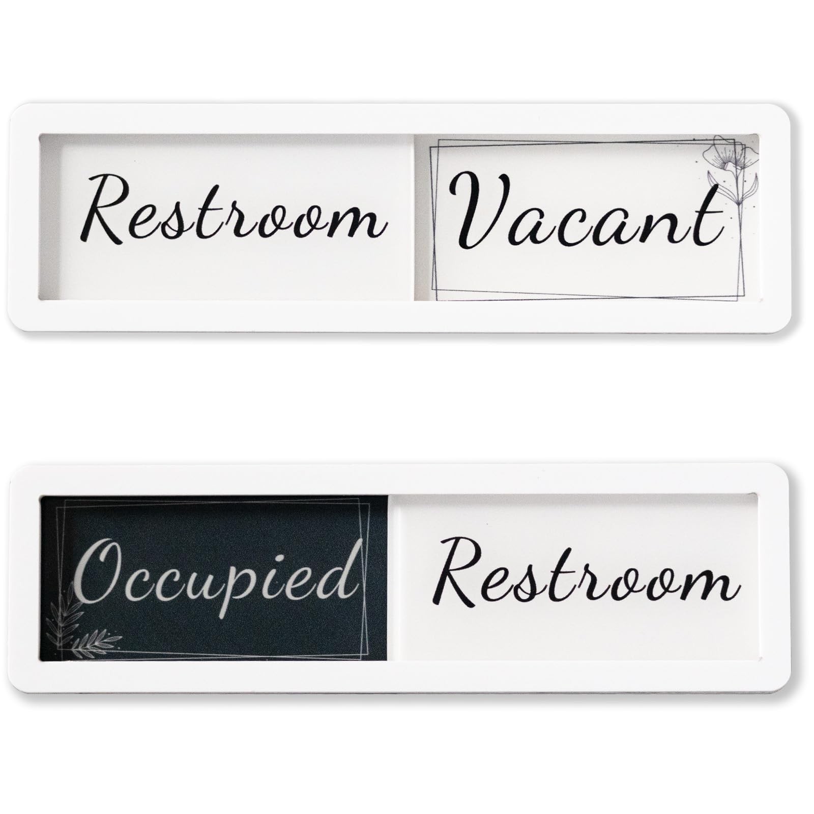 Vacant Occupied Bathroom Sign Slider Privacy Indicator Home Office Hotel 6.7×2
