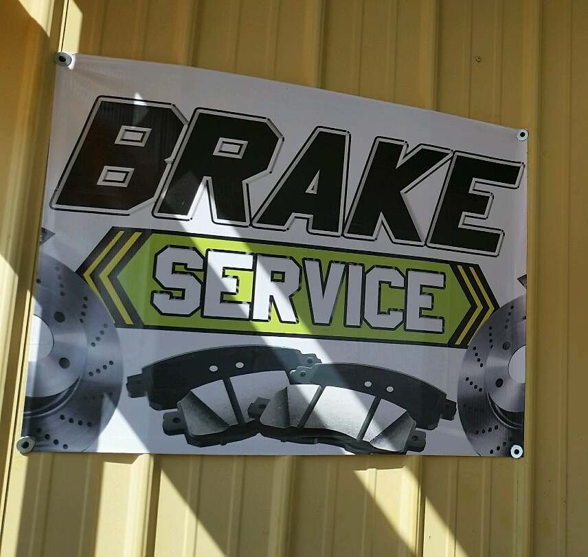 2&prime; x 3&prime; Brake Service Auto Repair Outdoor Indoor Wall Banner Open Sign Tire Shop