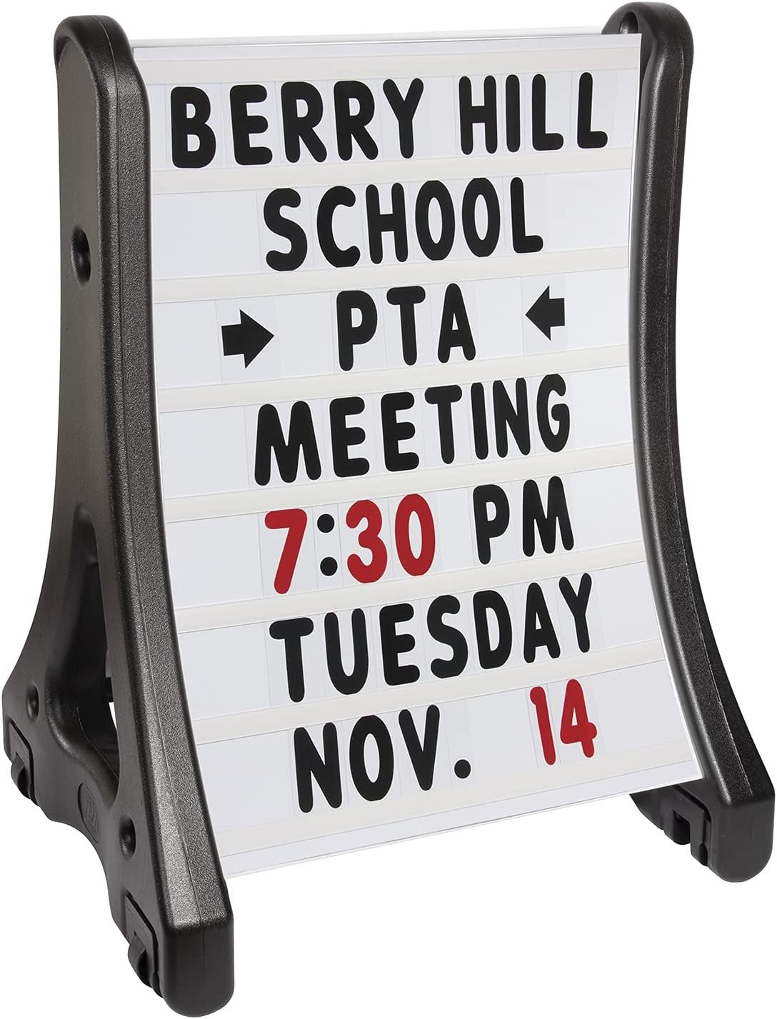 24&Prime;x36&Prime; Changeable Message Board Sidewalk Sign Standard Portable A-Frame Sign