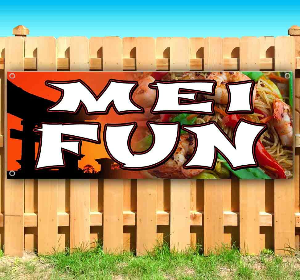 MEI FUN Advertising Vinyl Banner Flag Sign Many Sizes CHINESE FOOD