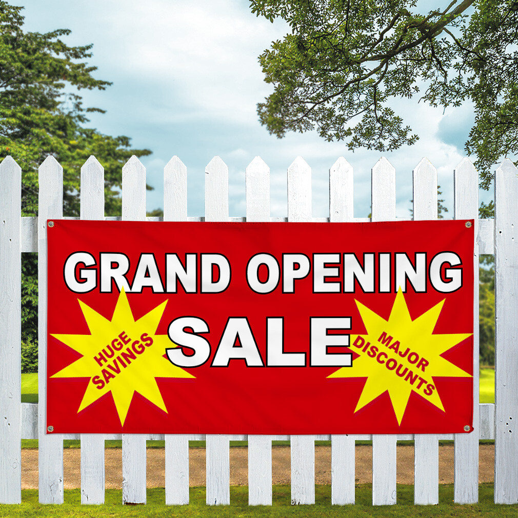 Vinyl Banner Multiple Sizes Business Outdoor Weatherproof Industrial Yard Signs