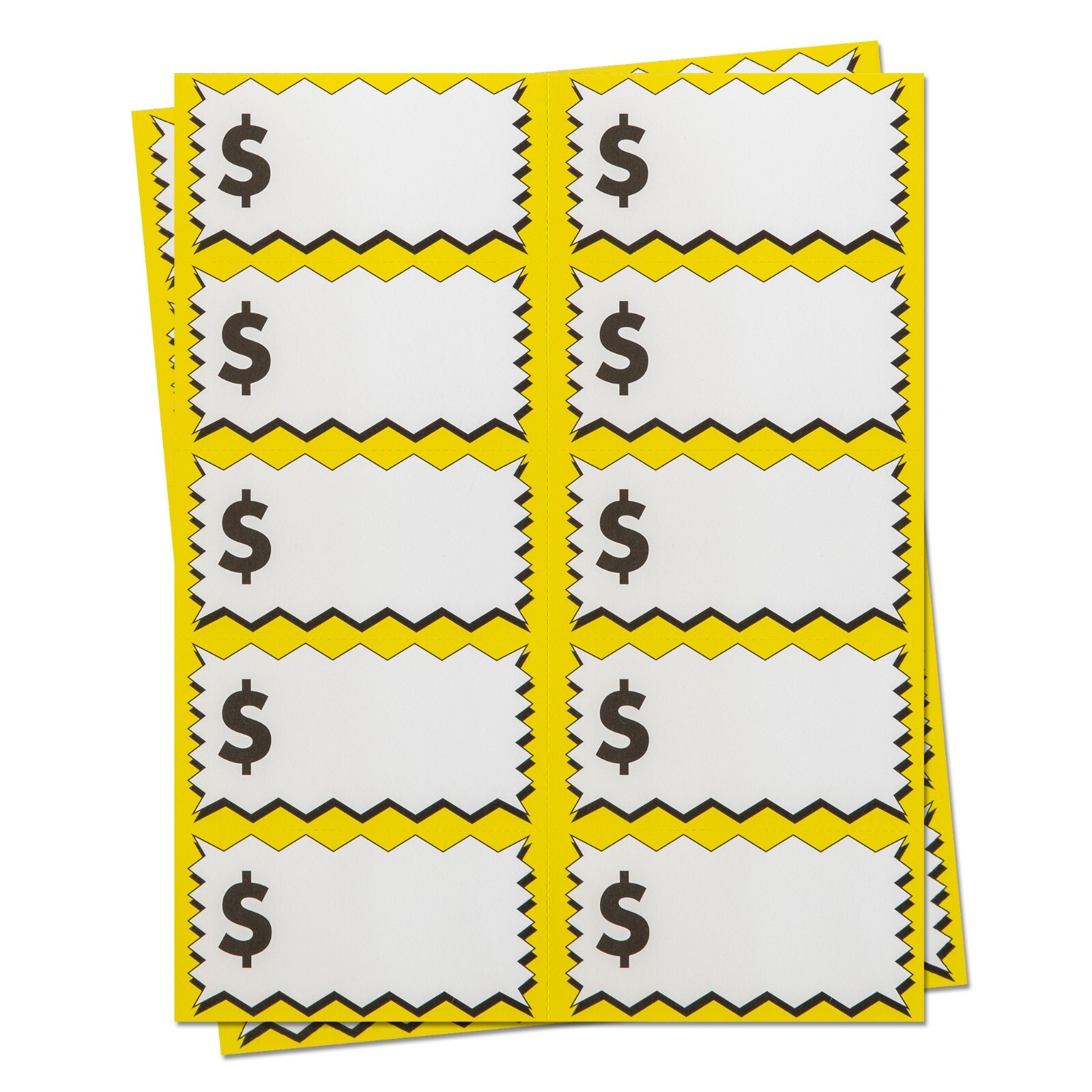 Deluxe Yard Sale Kit: 3 Yard signs, 3 Sm. signs, Lg. price labels & price tags