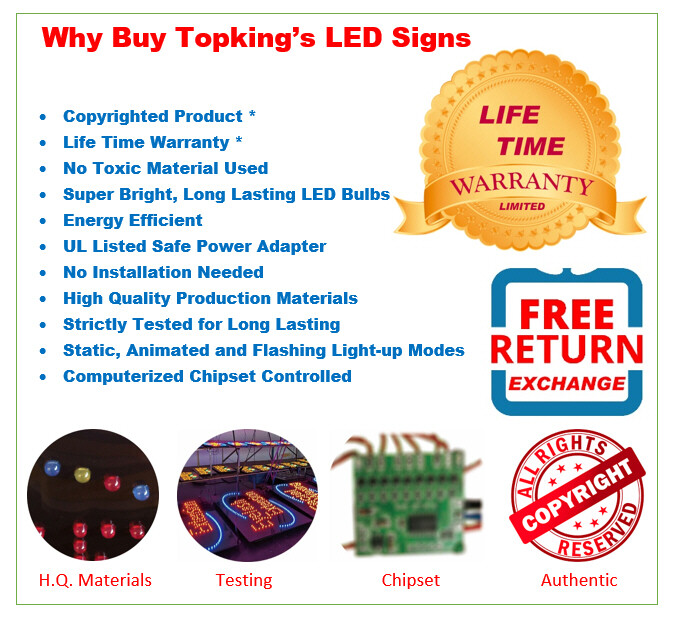 Pro Shop Sign,TOPKING Signage,LED Neon Open,Store,Window,Shop,Business,Display