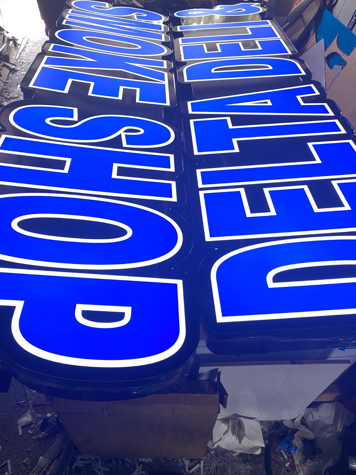 Custom Business Logo-LED Illuminated Cloud Signs