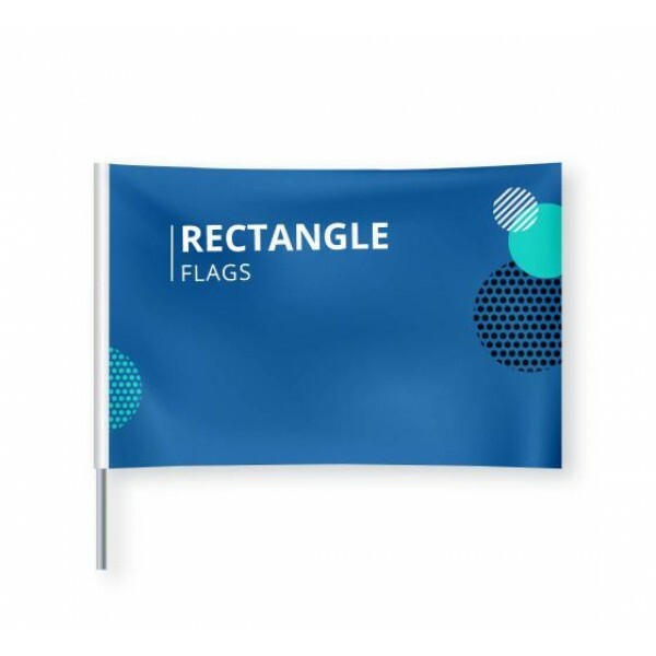 3&rsquo;x5&prime; Custom DOUBLE SIDED RECTANGLE FLAG w/ webbing and grommets FREE SHIPPING