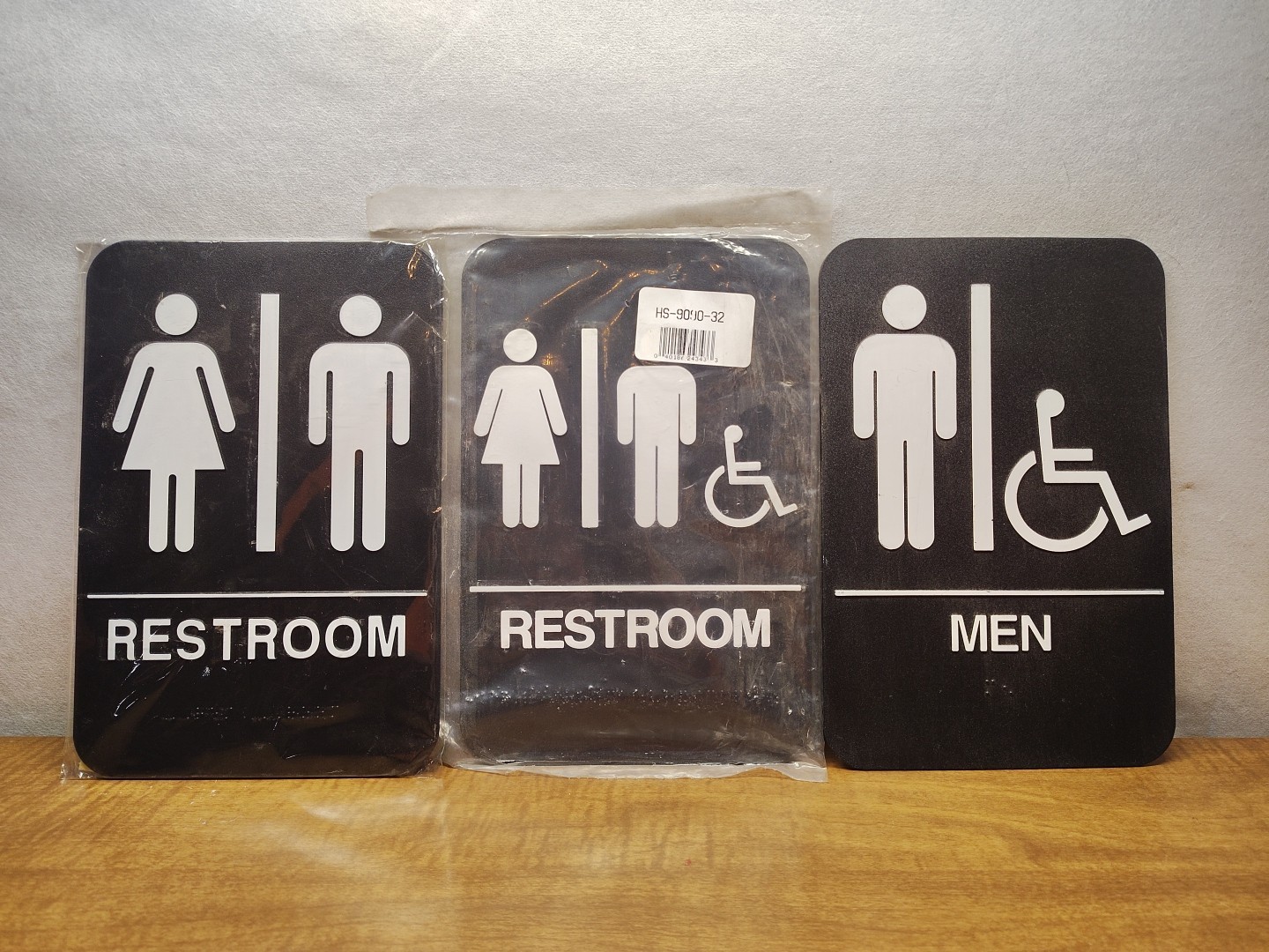 Don Jo Restroom Signs ADA Signage Lot Braille