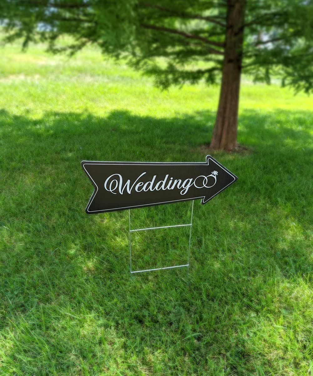 Sturdy Metal Wire Step Stake Frame for Yard Signs 10 X 24 Inch H Frame Wire Sign