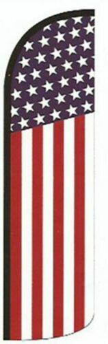 AMERICAN USA WINDLESS BANNER FLAG Advertising Sign Feather Swooper-On Sale!