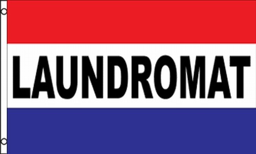 LAUNDROMAT Flag Banner 3×5 ft Advertising Sign Coin Laundry Laundramat Wash NEW