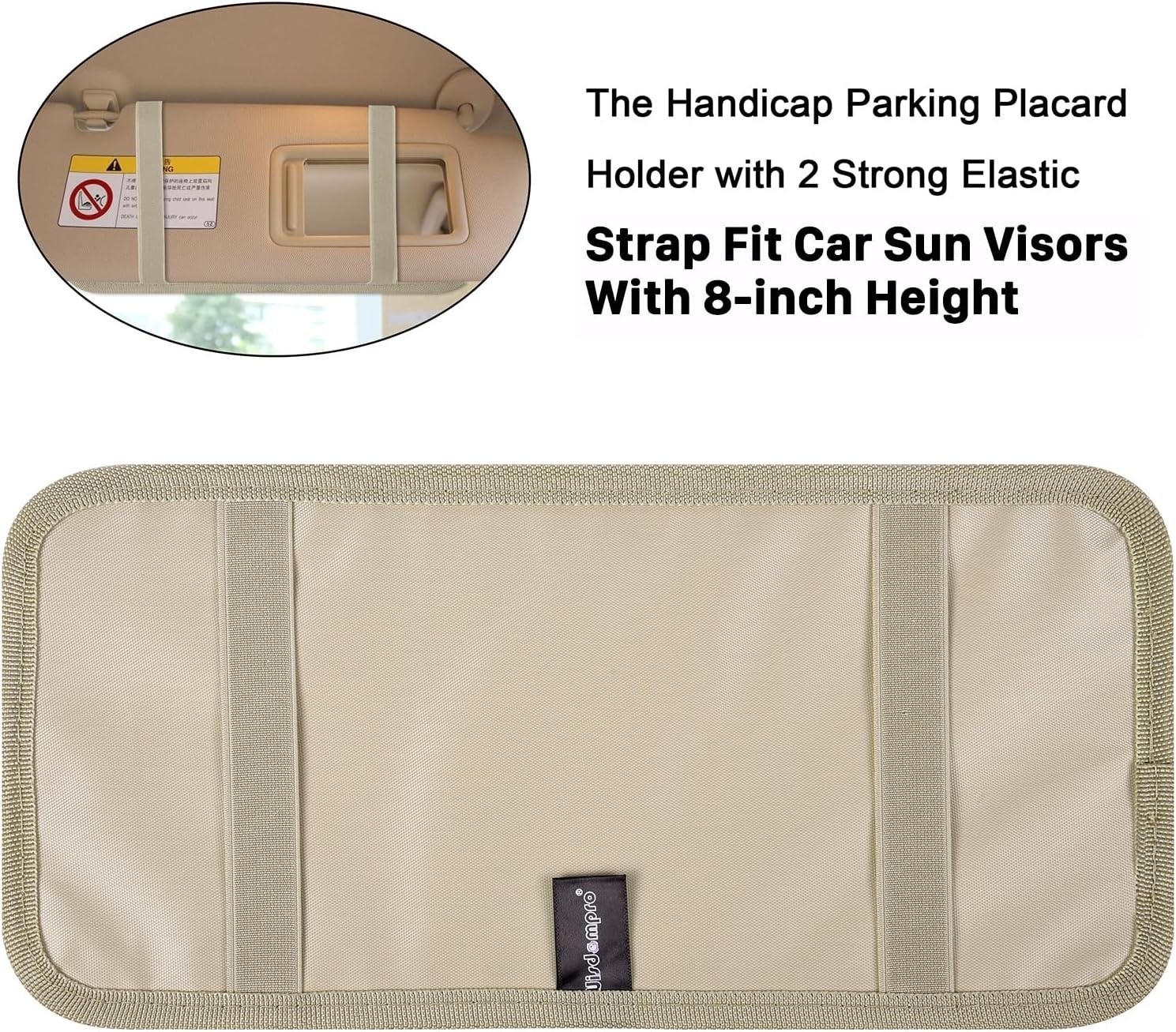 Handicap Placard Holder for Auto, Disabled Parking Permit Sign Protector for …