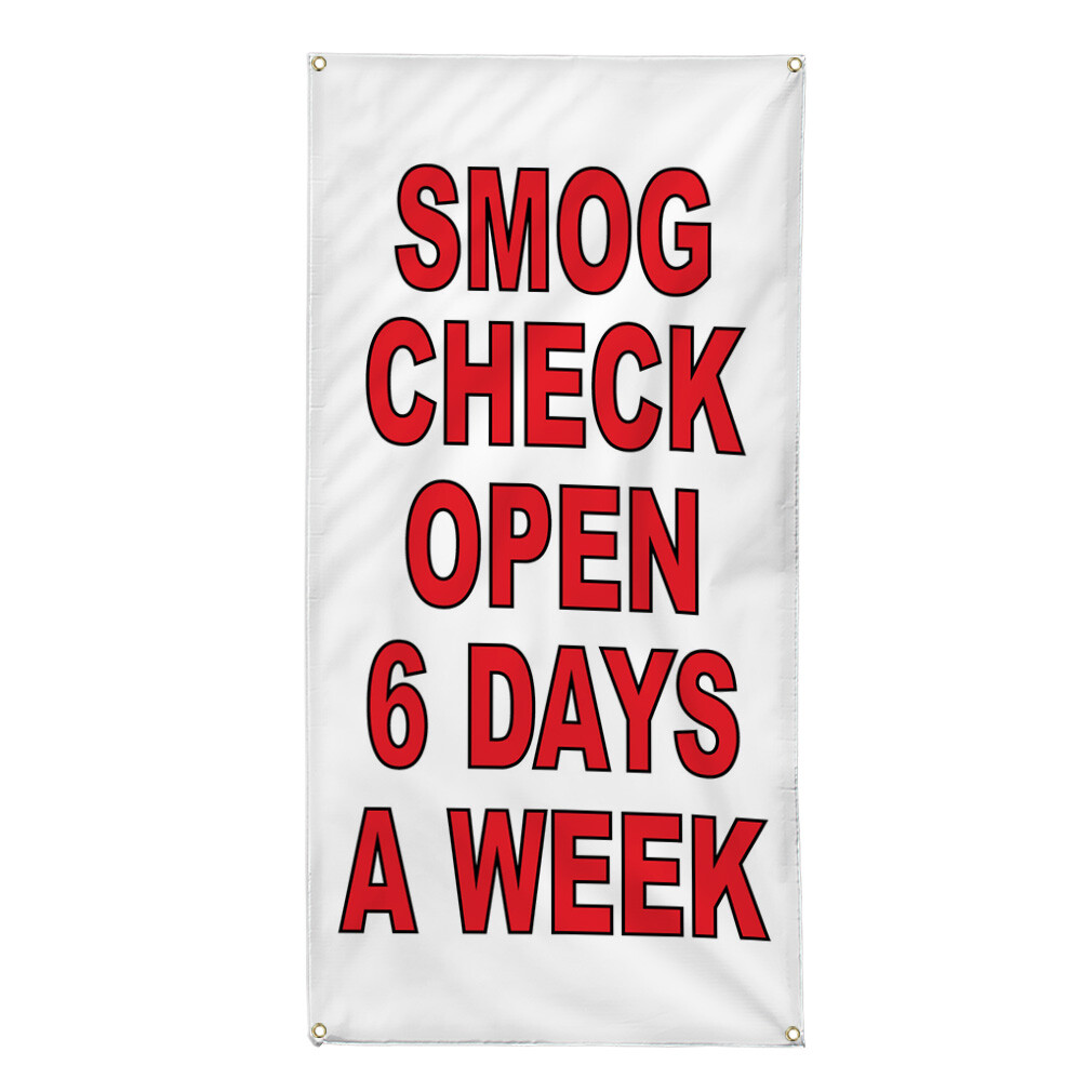 Vertical Vinyl Banner Multiple Sizes Outdoor Weatherproof Industrial Yard Signs