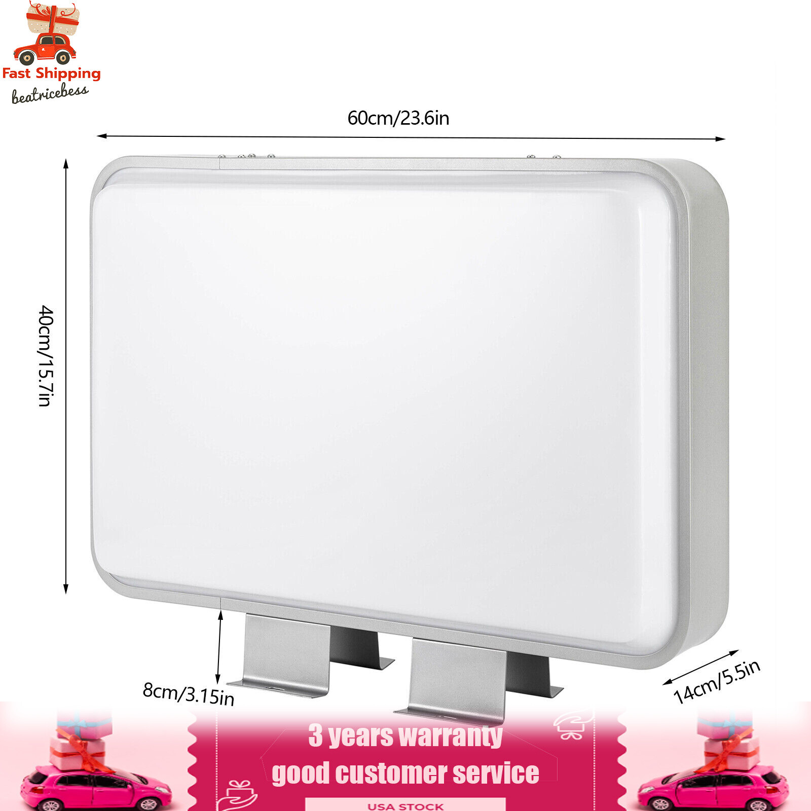 LED Poster Frame Illuminated Backlit Movie Advertisement Poster Frame 55*35cm