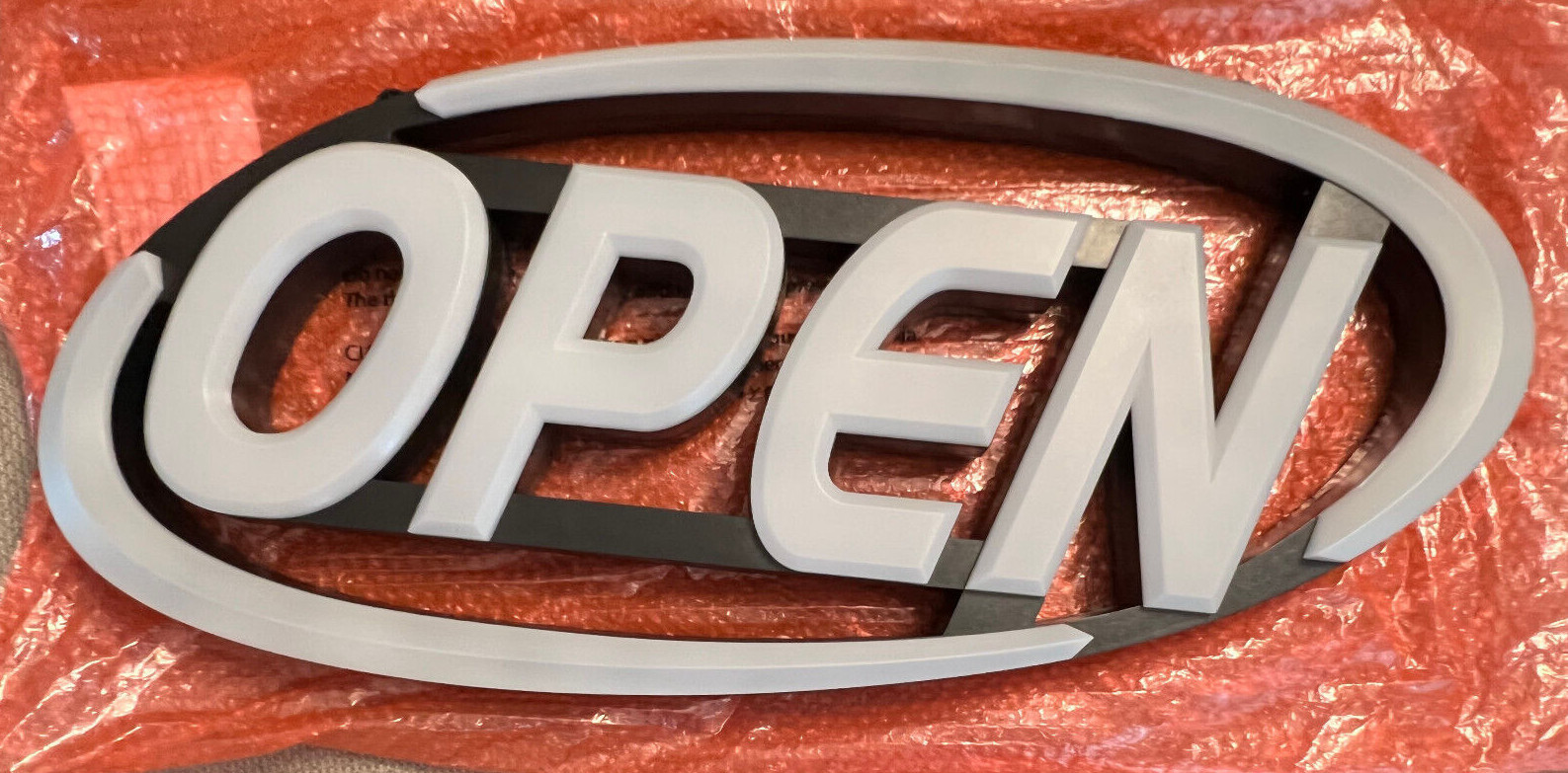NIOB Green Light Innovations GLI1050B Open Sign 32” x 15” 64-Super-Bright LED