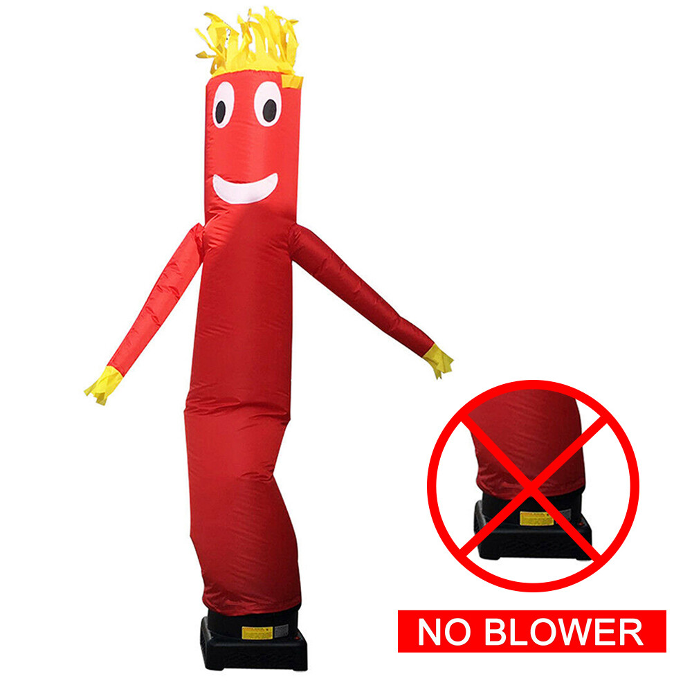 10FT Custom Inflatable Tube Wind Dancer Air Puppet Sky Dancing Wavy Man-Red