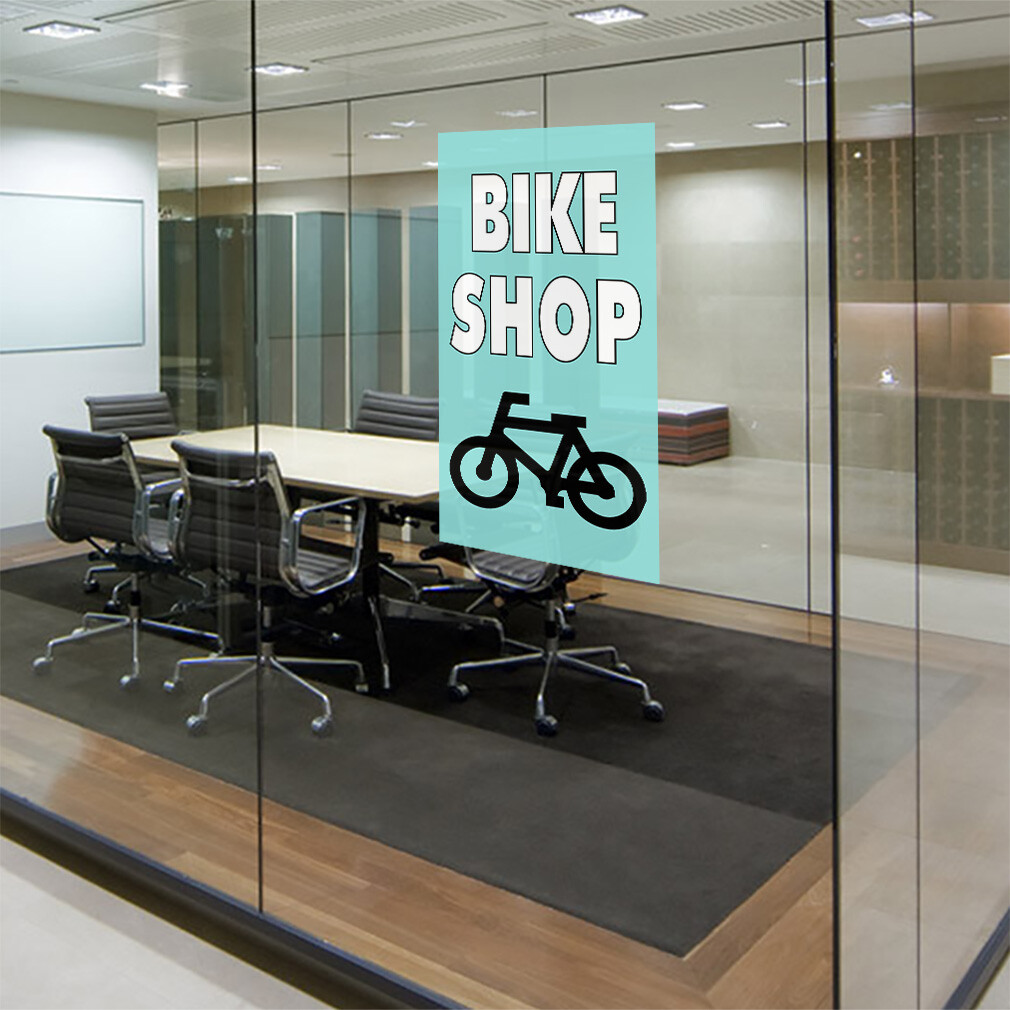 Door Decals Vertical Vinyl Stickers Multiple Sizes Bike Shop Business Vinyl