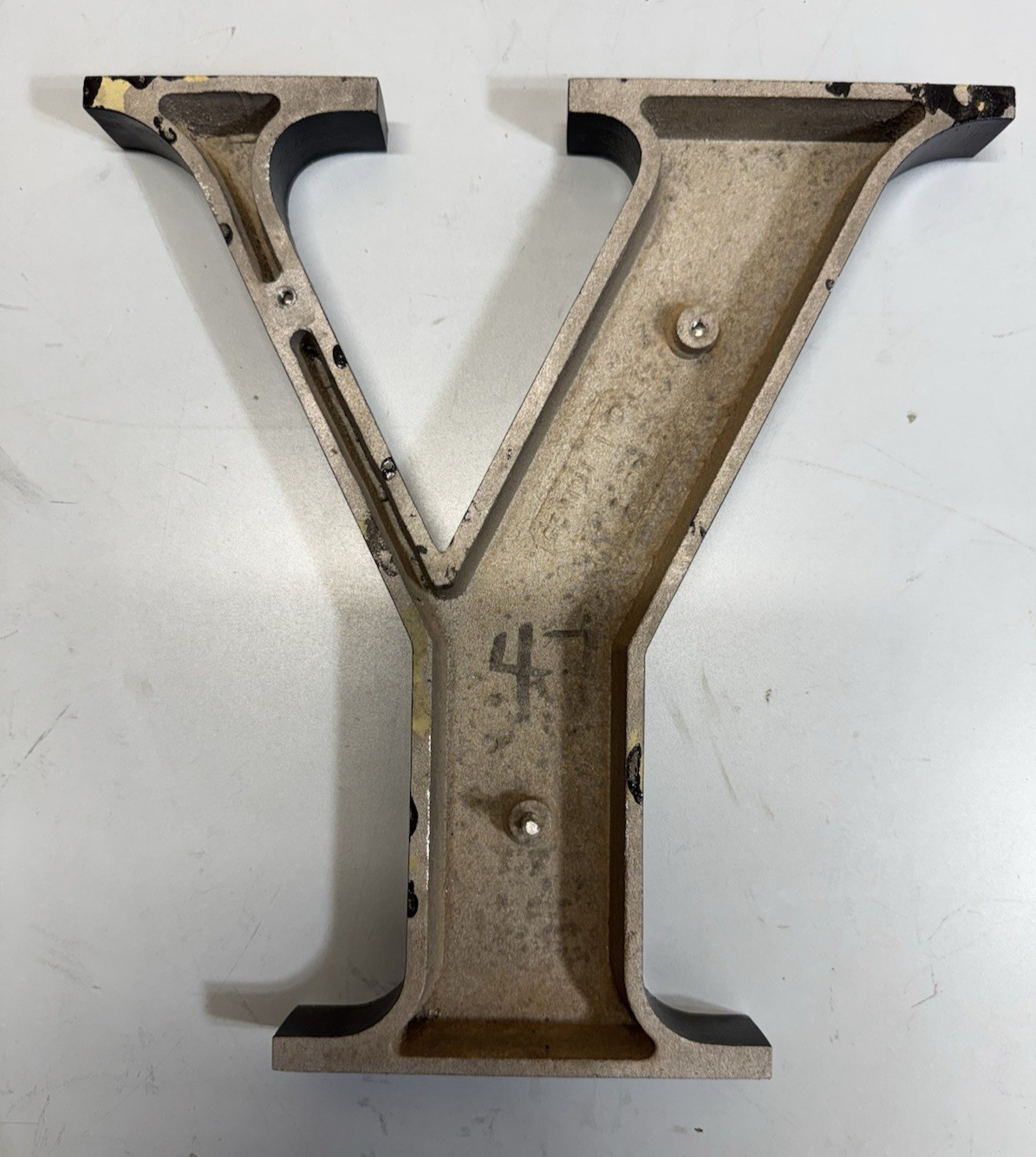 Gemini Inc 10” Cast Aluminum Architectural Letter Sign Black Commercial Letters