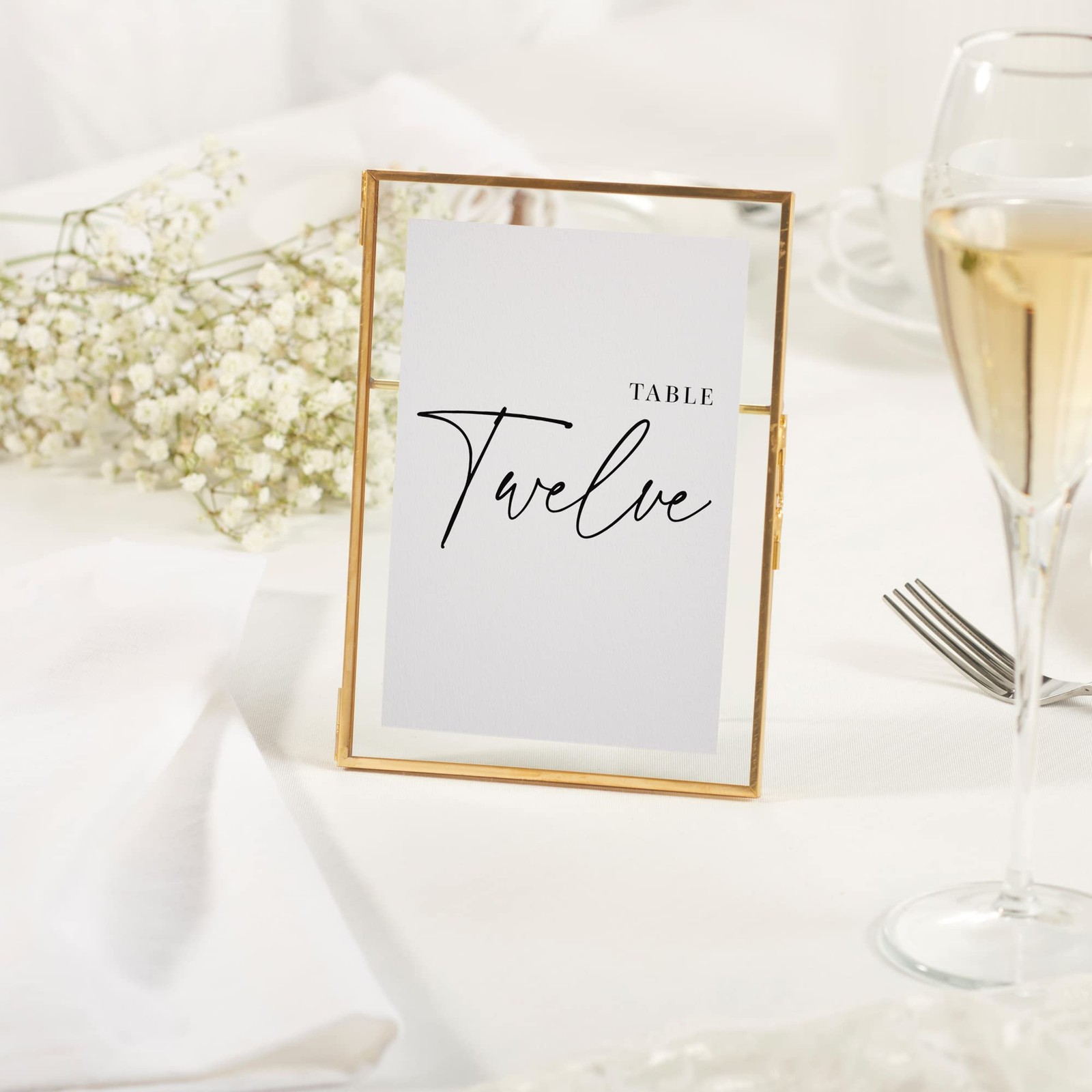 Black Wedding Table Numbers 1-30, 4×6 Inches, Reception Table Decor Set