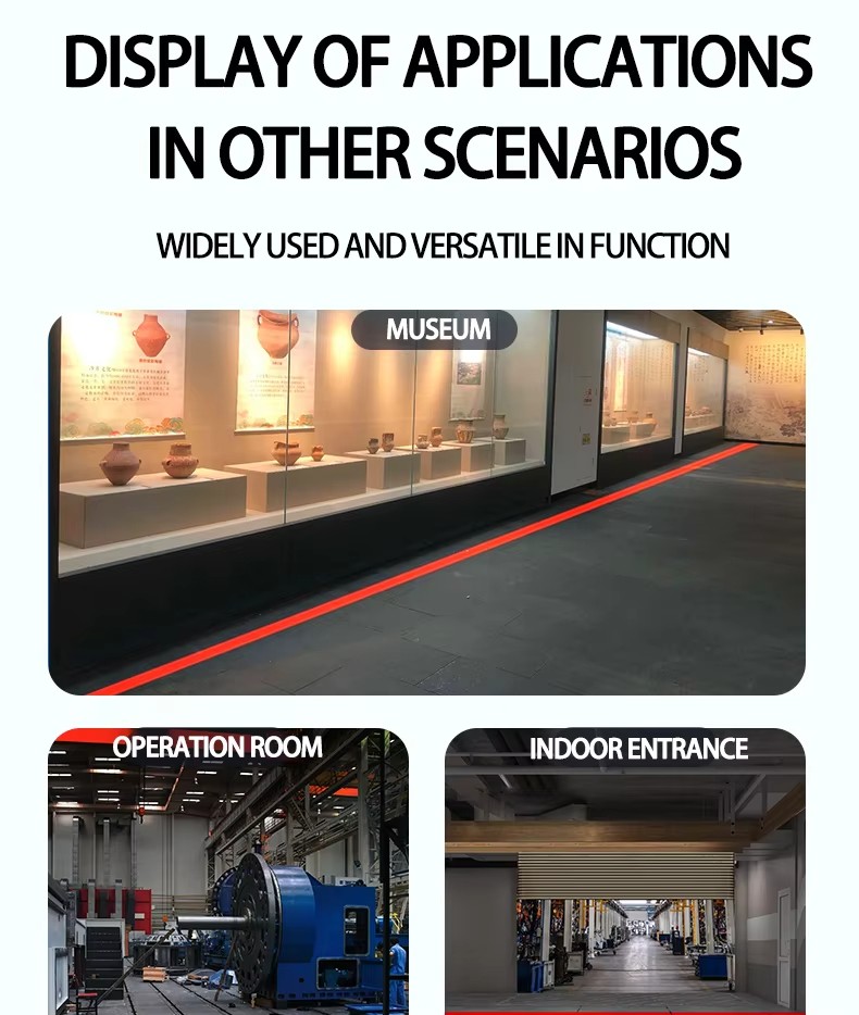 High-Power Laser Line Projector – IP65 Workshop Safety Light with Visible Beam