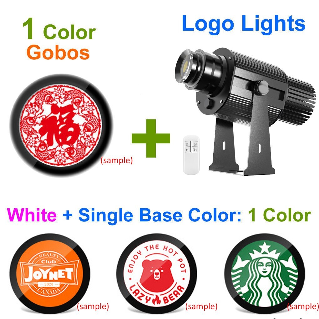 90W Gobo Light LED Logo Projector Light Outdoor Waterproof IP65 Rotating Image