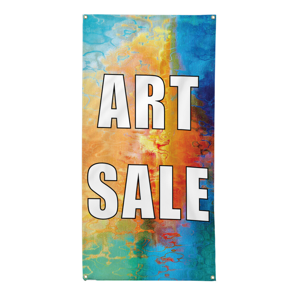 Vertical Vinyl Banner Multiple Sizes Art Deal G Business Outdoor